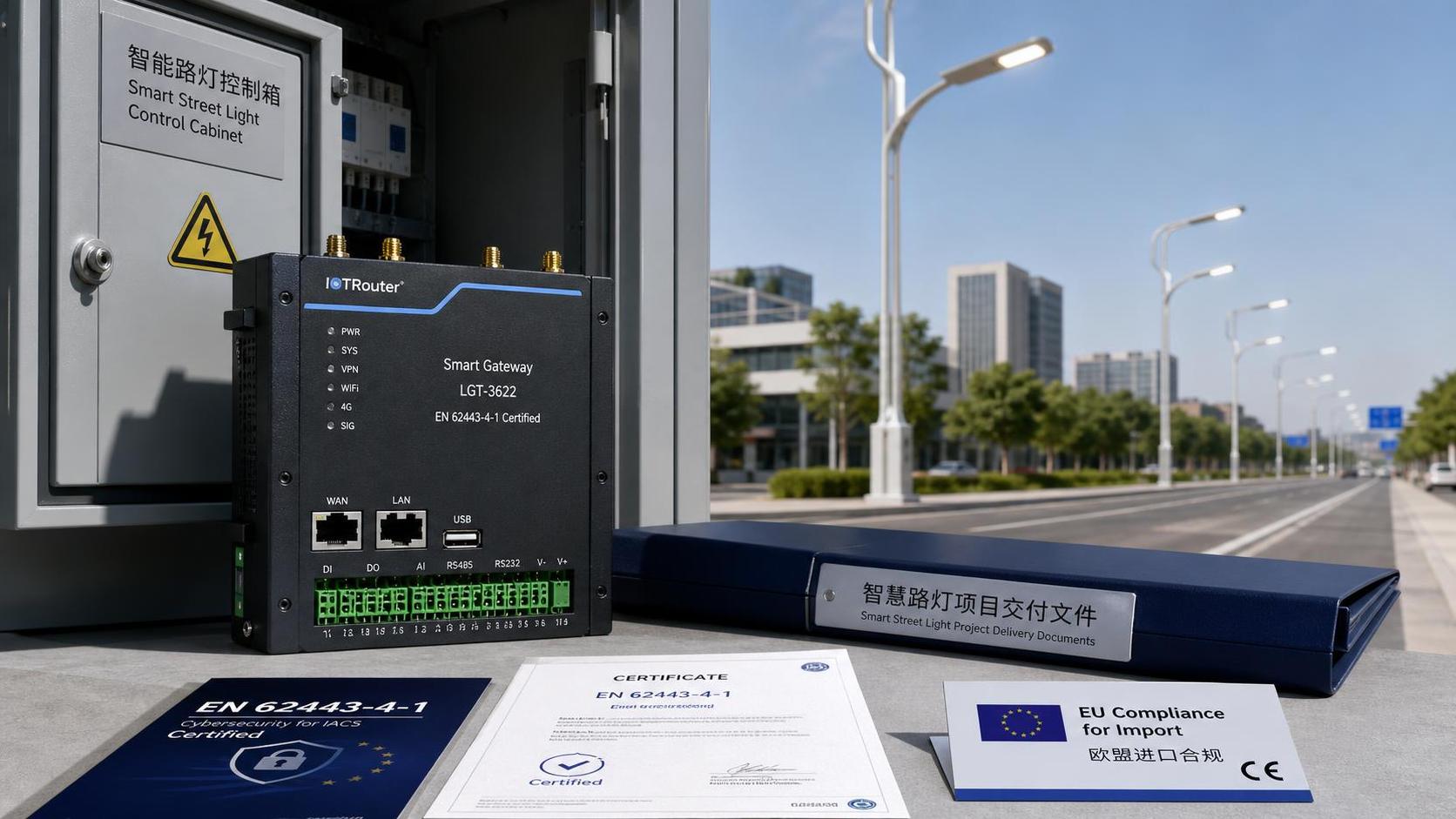 EU Requires EN 62443-4-1 for Street Light IoT Gateways
