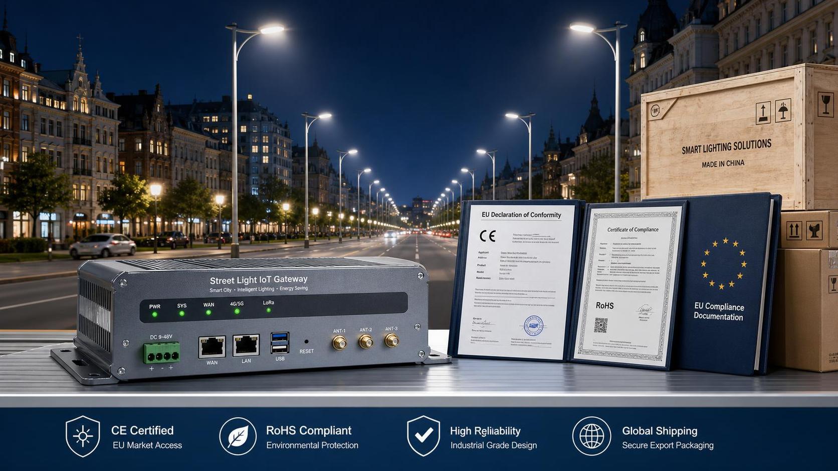 EU Enforces EN 62443-4-1 for Street Light IoT Gateways