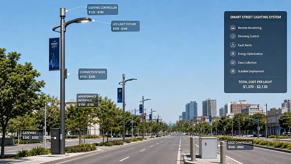 What Drives Smart Streetlights Costs in North America Projects?