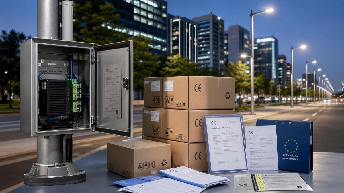 EU CE Rule Takes Effect for Smart Streetlight IoT Gateways