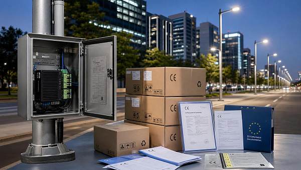 EU CE Rule Takes Effect for Smart Streetlight IoT Gateways