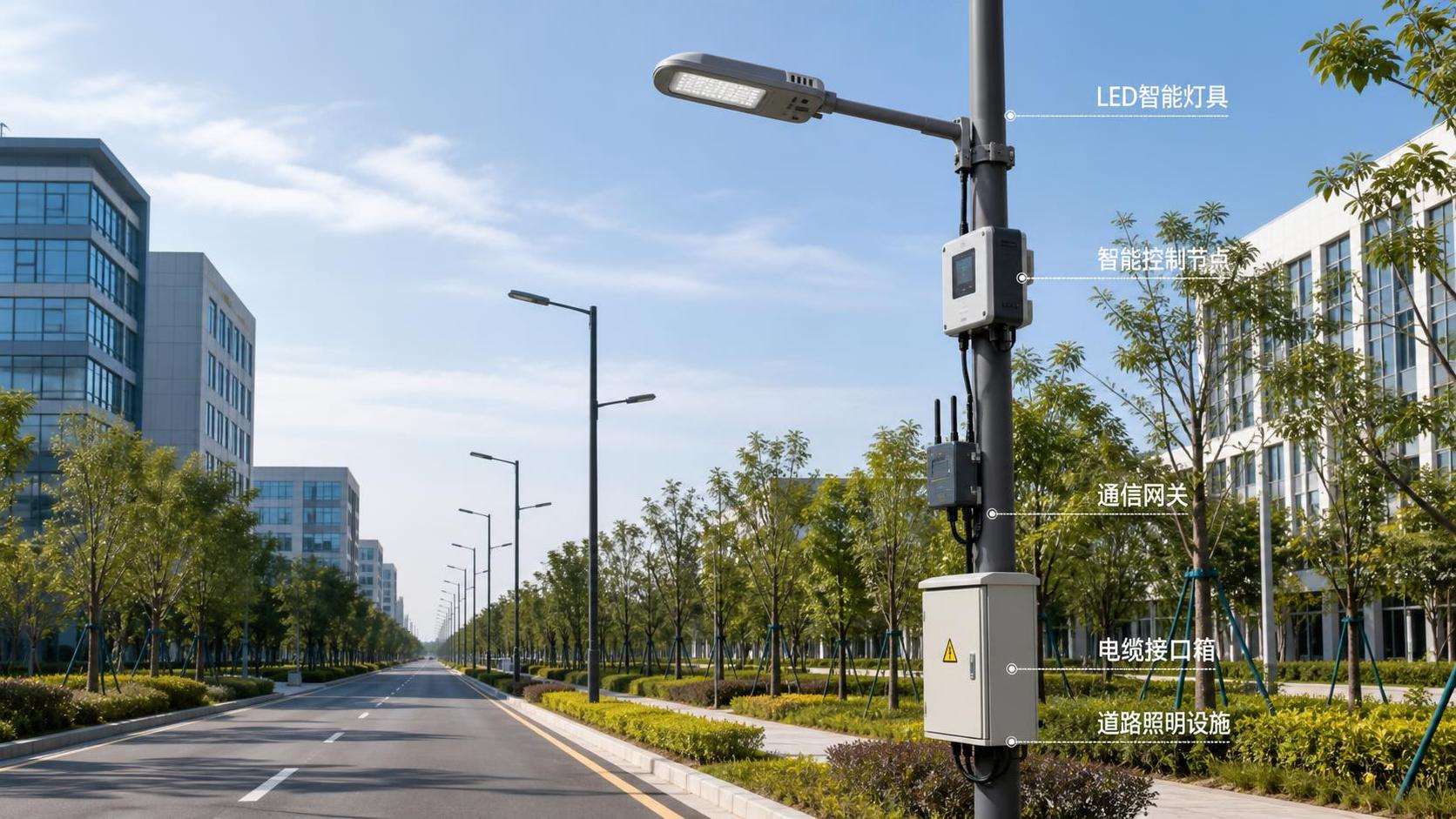 What drives the total cost of smart streetlights in Europe