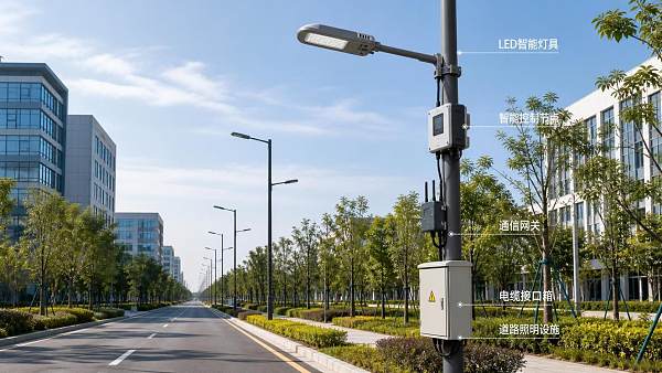 What drives the total cost of smart streetlights in Europe
