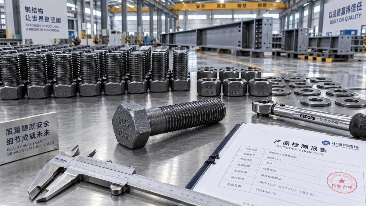 A product specification checklist for ordering high-strength bolts