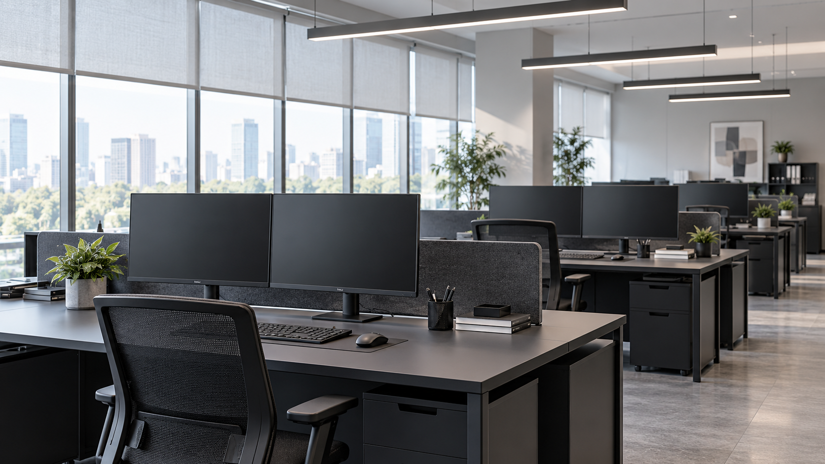 How to set office lighting specifications that reduce screen glare