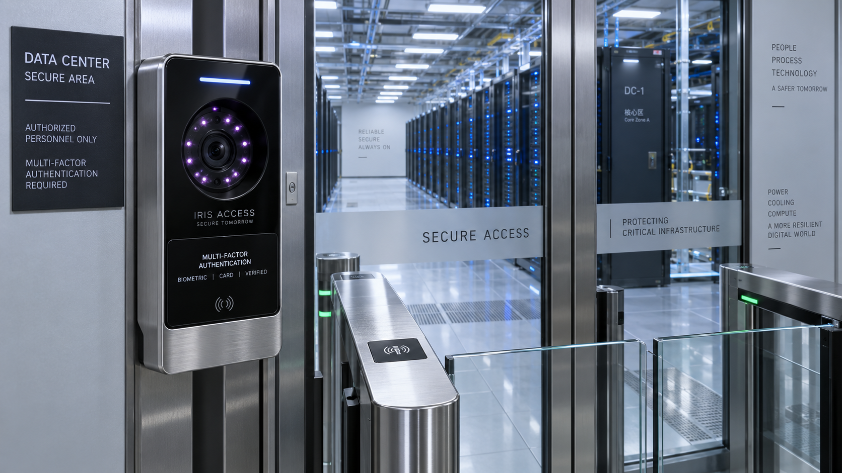 When does iris recognition make sense for data center access control?
