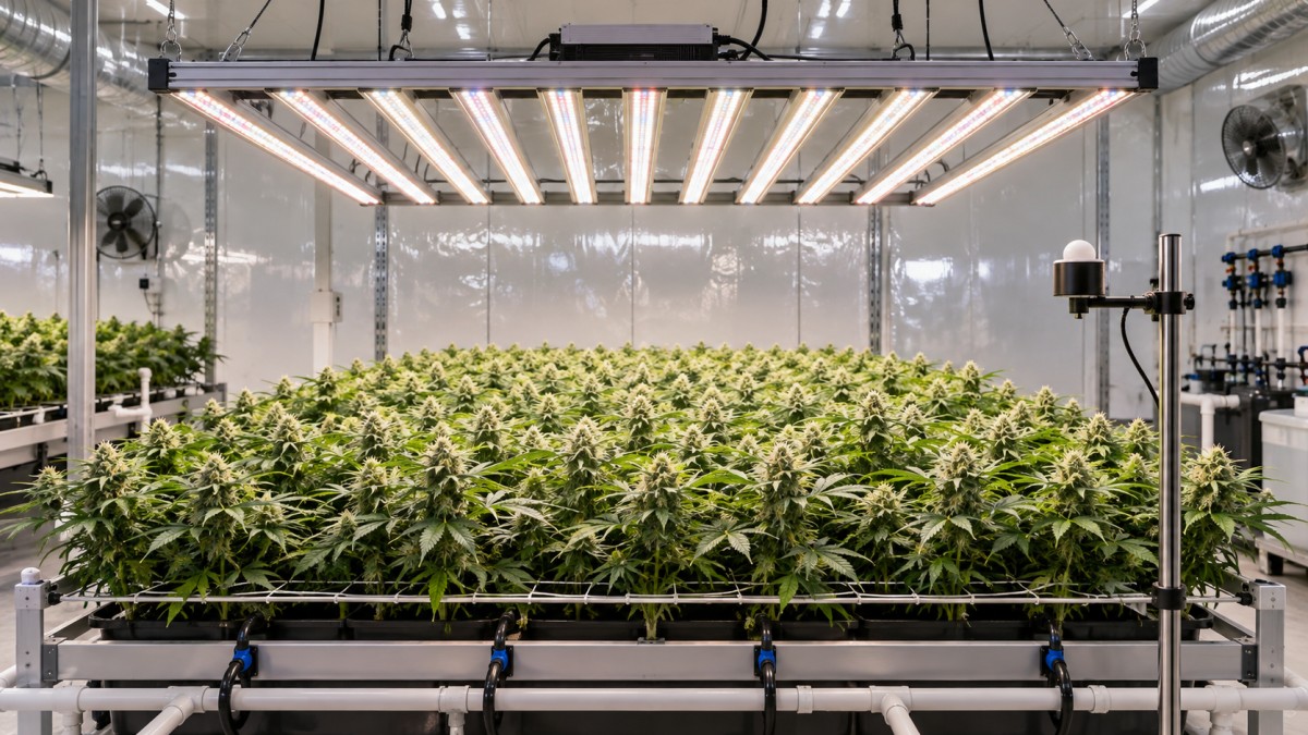 How much canopy can 600W LED grow lights cover effectively?