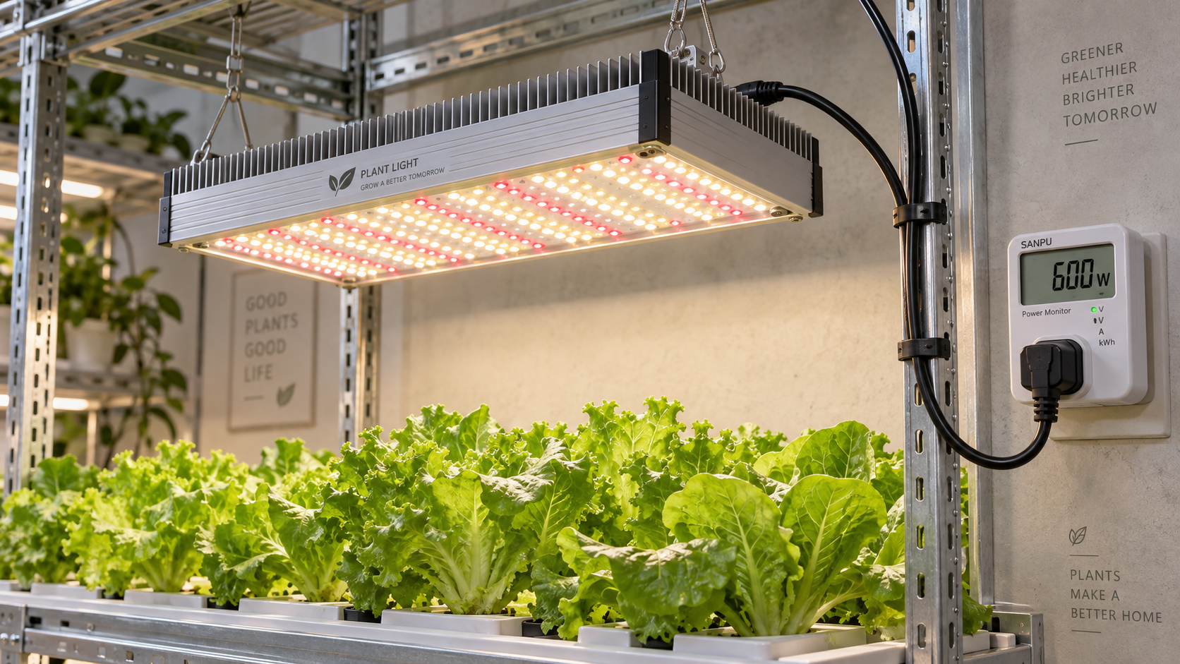 How much do 600W LED grow lights cost to run for 12 hours a day?