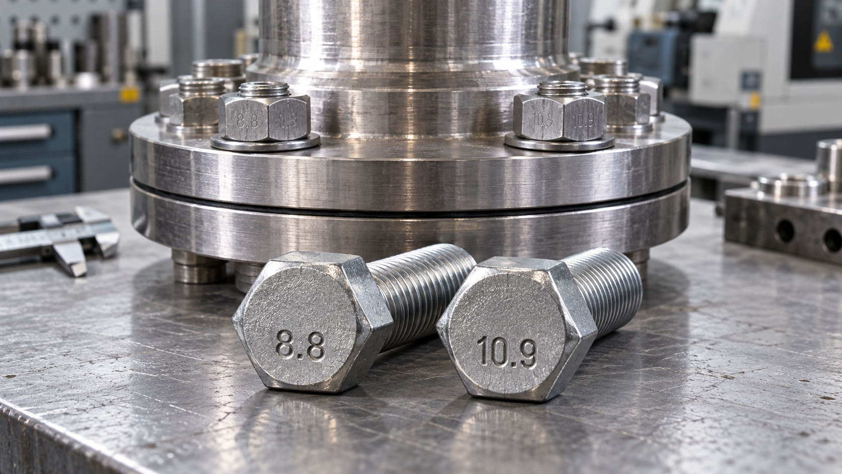 When should you choose grade 10.9 over 8.8 high tensile bolts?