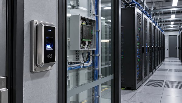Where do cloud biometric access control systems store biometric data?