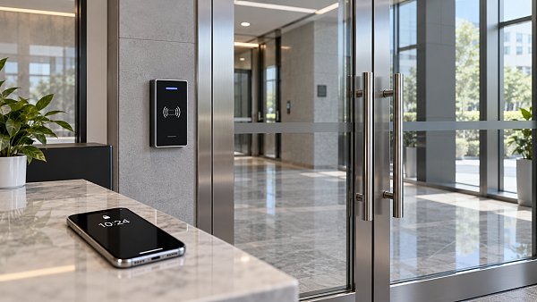 What happens to mobile keyless access control when a phone is lost?
