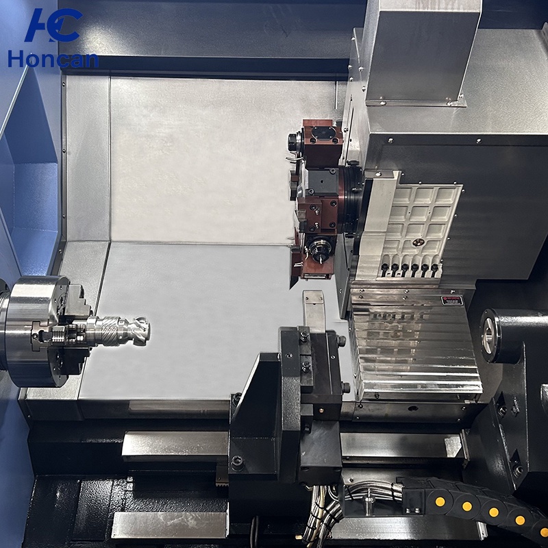 مخرطة CNC ذات سرير مائل TCK600DY