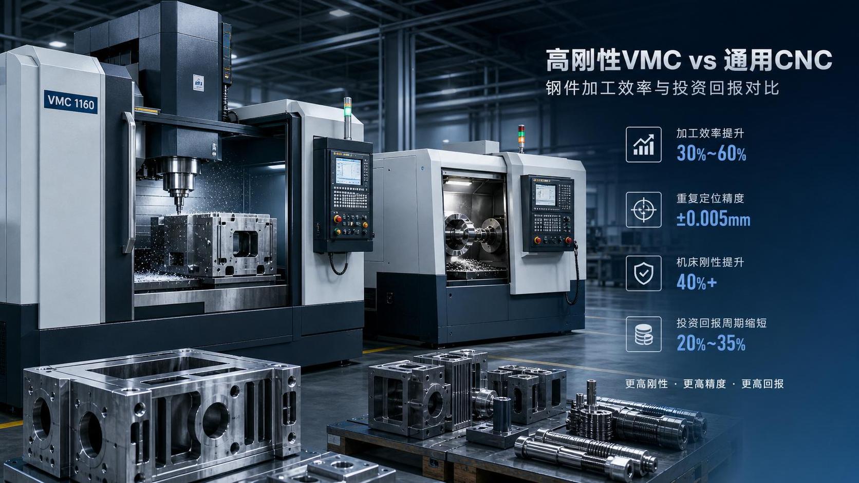 CNC and VMC Machine for Steel Parts: Which Pays Off?