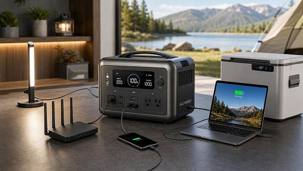 How long can portable power stations run essentials?