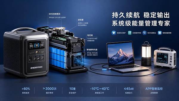 Battery Optimization Tech in Portable Power Stations: Key Specs That Affect Runtime