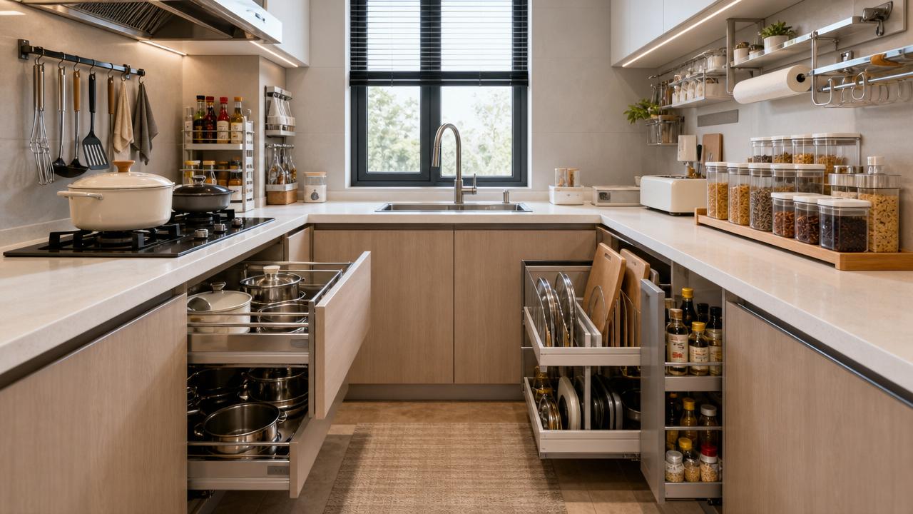 Kitchen Organization Systems That Improve Space Use in Small Kitchens