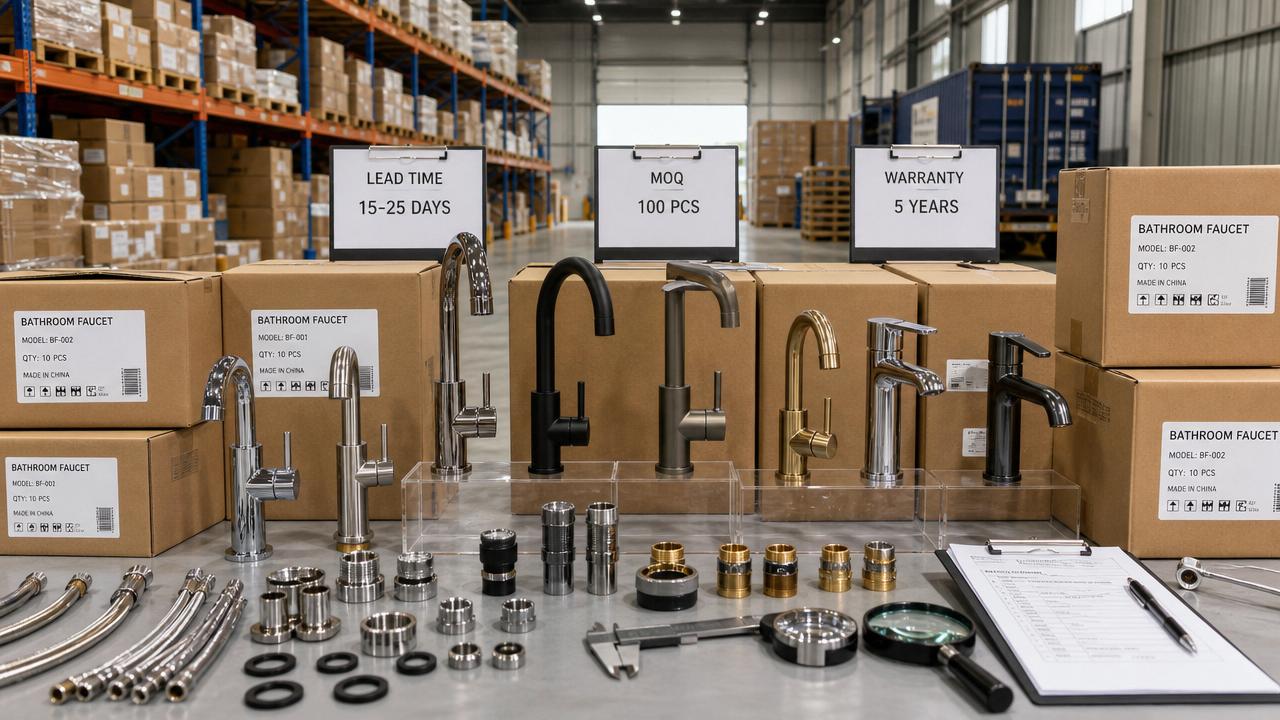 Faucets Distributor Checklist: Lead Time, MOQ, and Warranty Risks