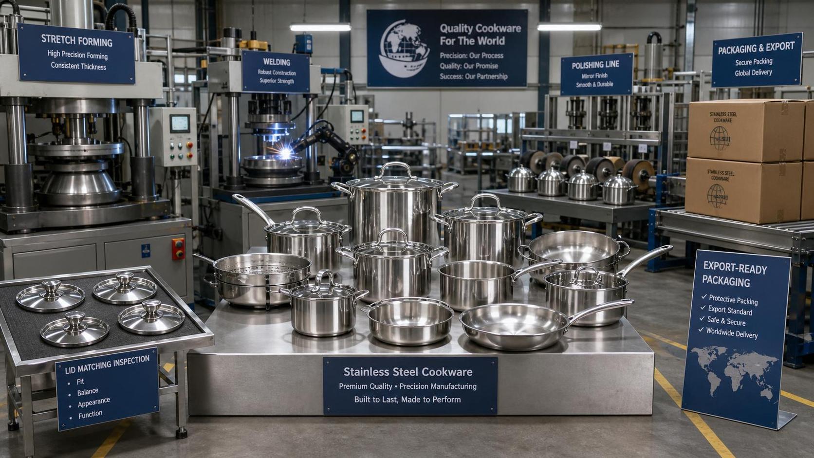 How to Evaluate a Stainless Steel Cookware Factory Before Ordering
