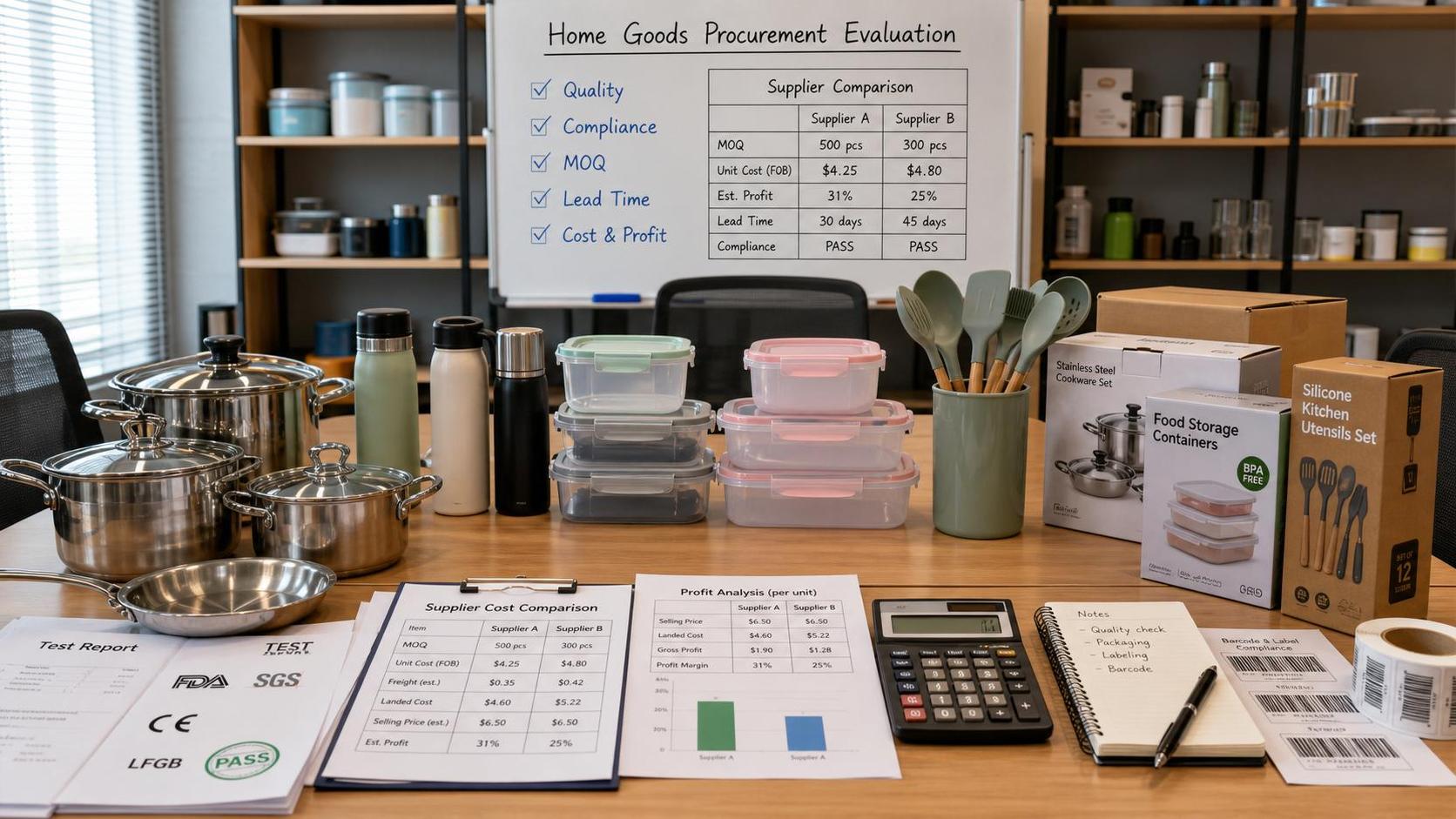 Private Label Housewares: How to Compare MOQ, Margin, and Compliance