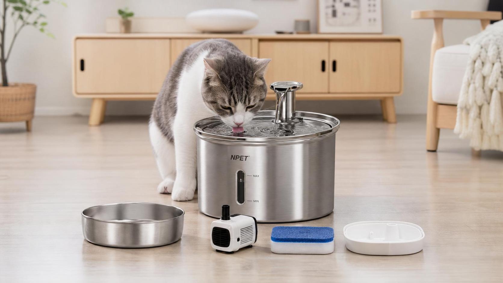 Pet Water Fountains Japan: Common Safety and Cleaning Issues