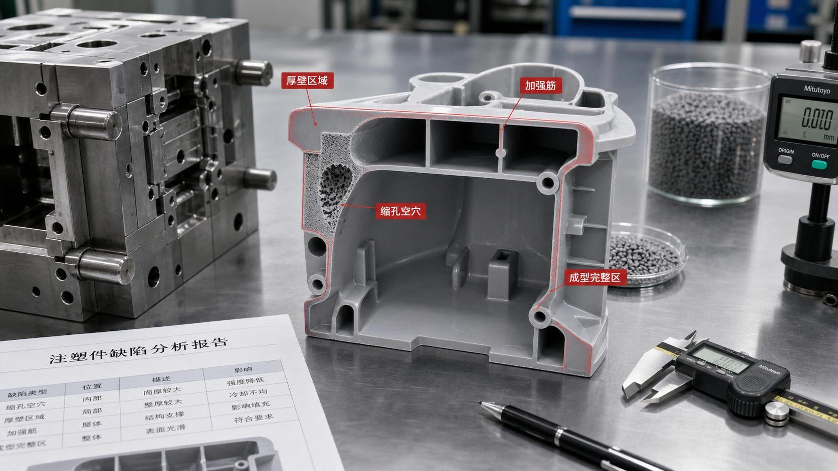 Injection Molding Void Defects: Causes and Fixes