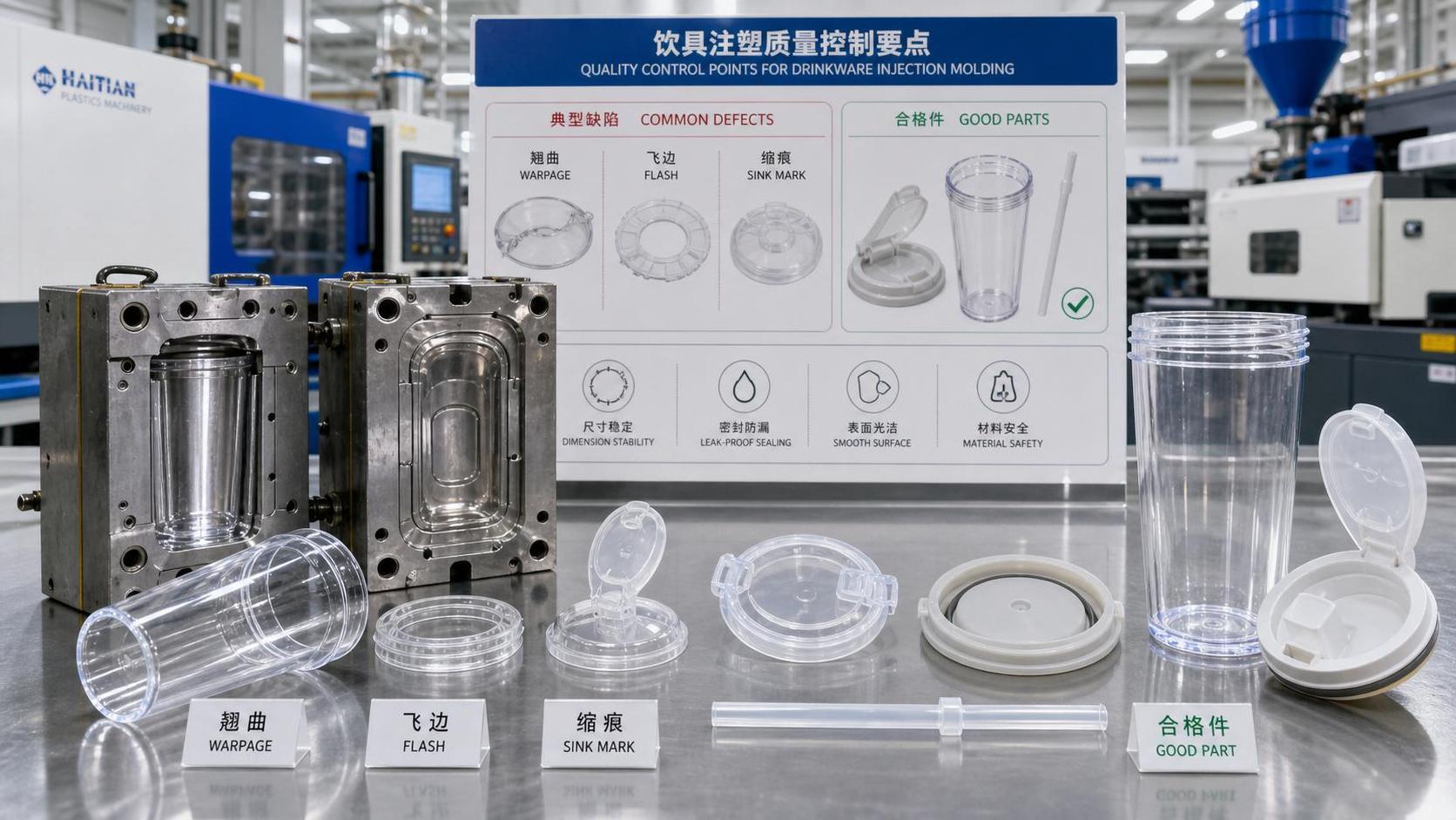 Drinkware Injection Molding: Common Defects and How to Prevent Them
