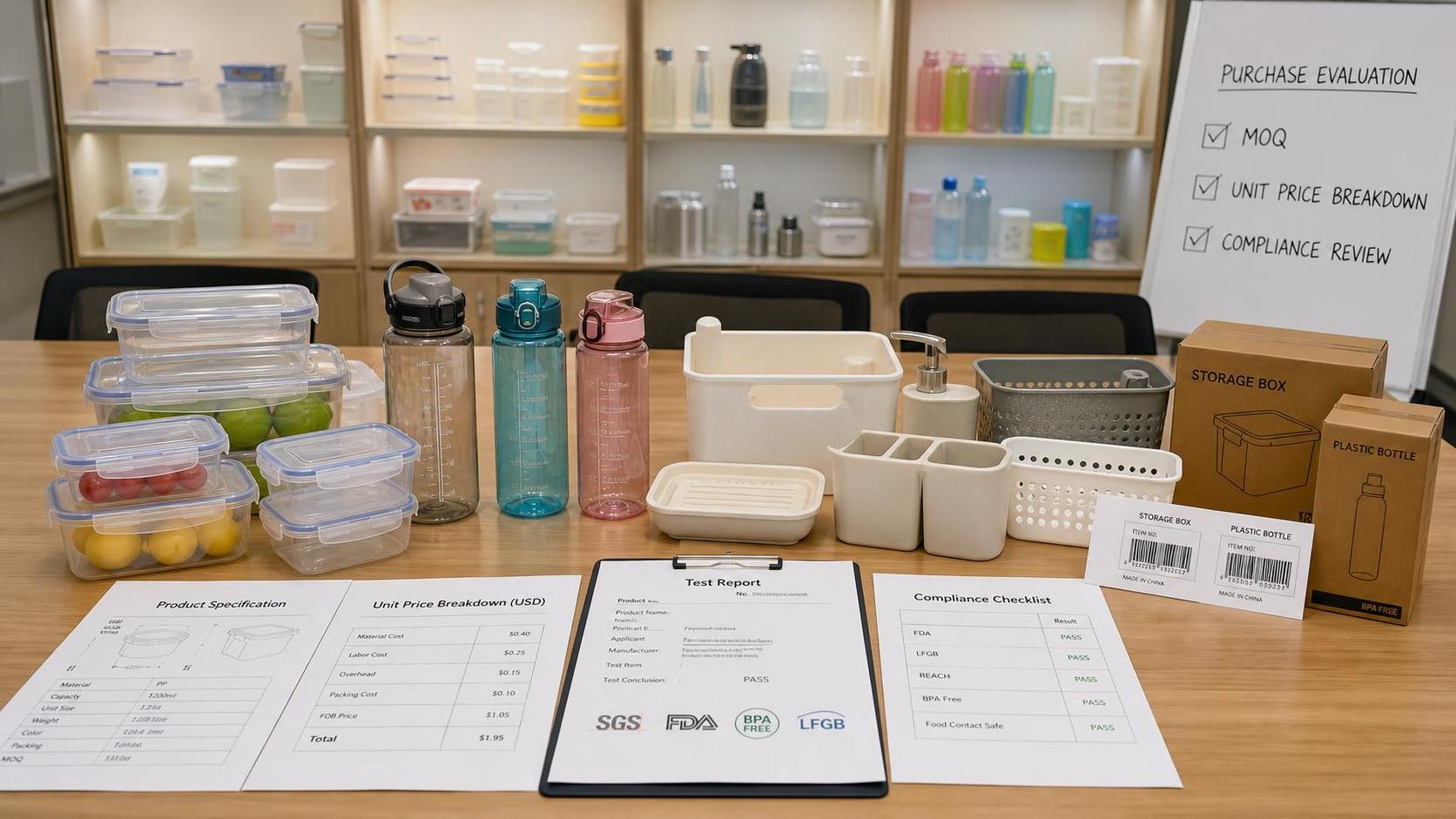 How to Evaluate MOQ, Unit Cost, and Compliance in Daily Plastic Products Wholesale