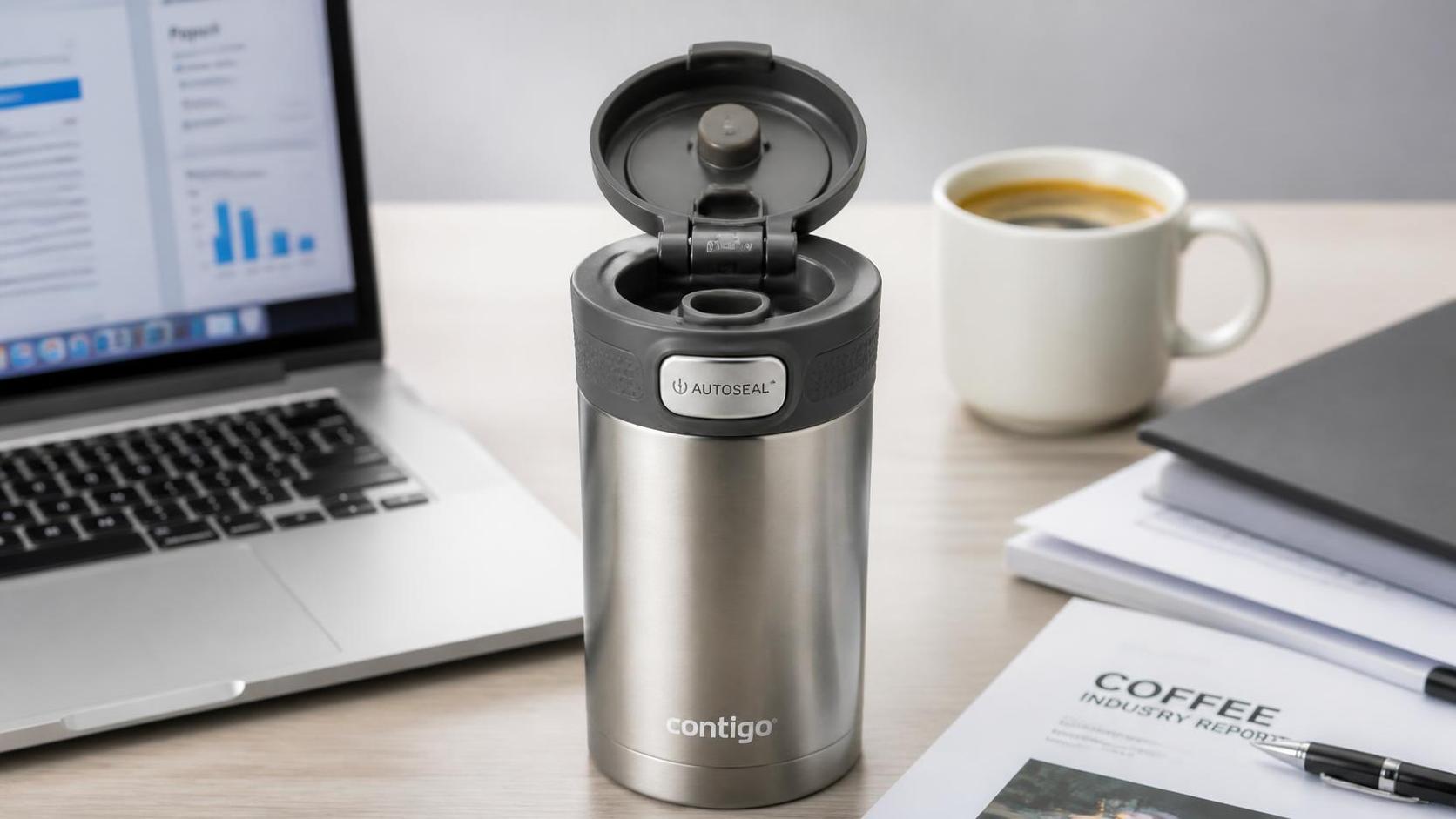 What makes spill resistant drinkware design work without slowing flow