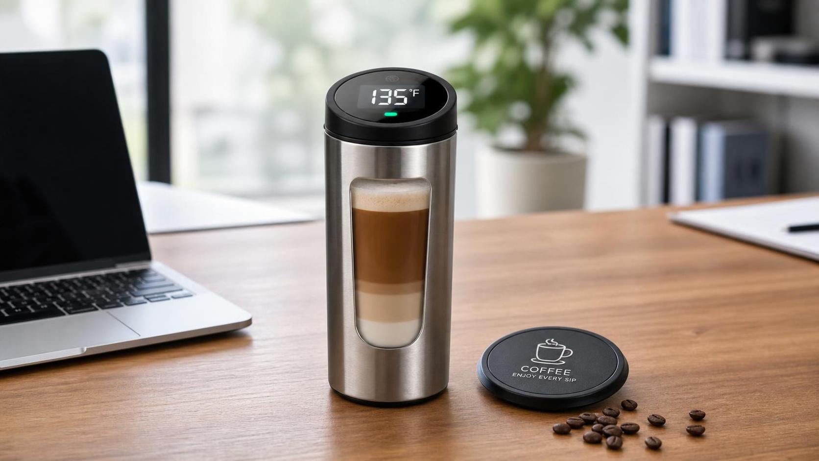 How accurate are smart temp-display travel mugs in daily use
