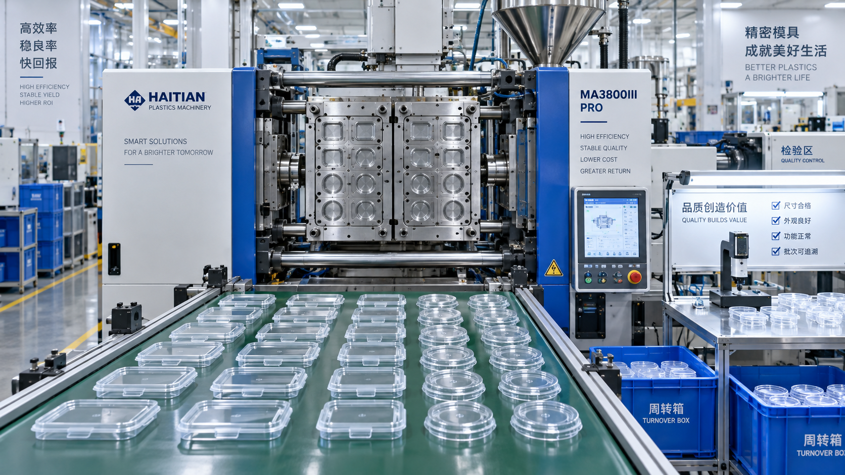 When does a China mold pay off for mass production?