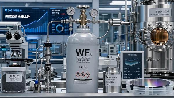 WF6 Prices Surge as Tungsten Export Curbs Tighten
