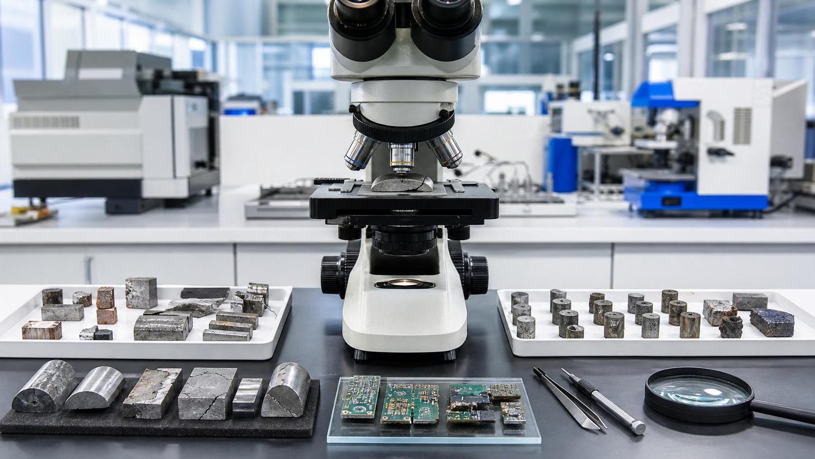 Optical Microscopy Analysis for Failure Defect Detection