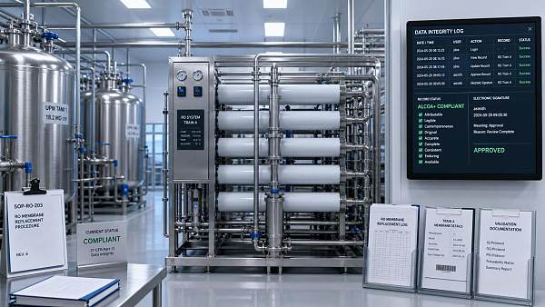 FDA Clarifies Part 11 Audit Trails for UPW RO Membrane Changes