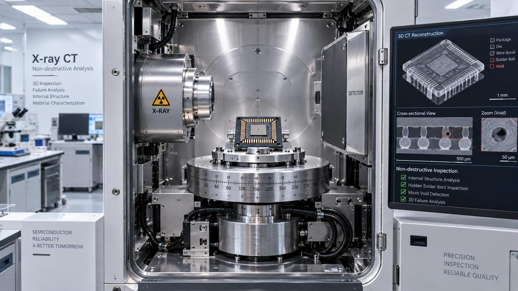 Selecting Physics-Based Imaging for Chip Defects: Resolution, Depth, Throughput