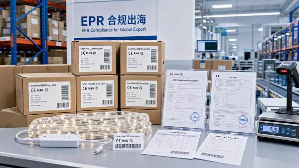 EU EPR Rules Take Effect July 1 for Smart Pixel LED Strings