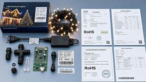 Holiday Lights RoHS Compliant: What Test Reports and Markings Should Buyers Check?