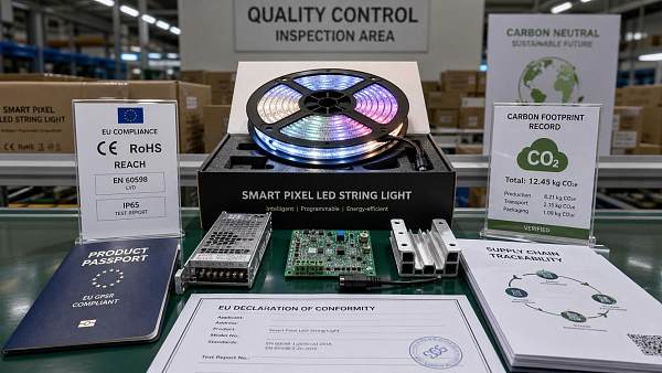 EU CBAM Rule From July Brings Carbon Reporting for Smart Pixel LED Strings