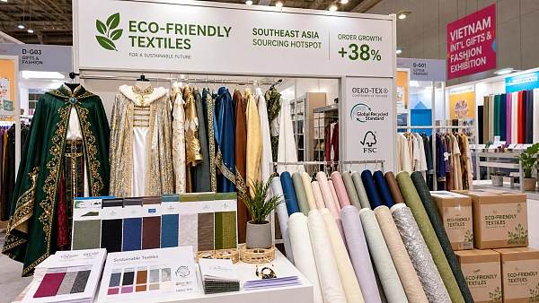 Vietnam Gift Fair Closes as Eco-Textile Cosplay Costume Orders Rise 40%