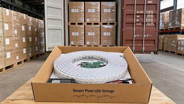 US-Bound Bookings Tighten for Smart Pixel LED Strings