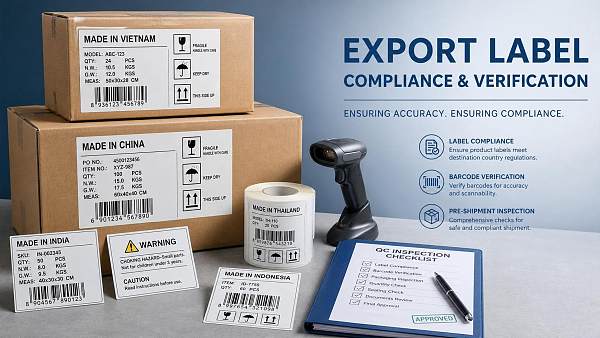 Export Labeling Compliance Checklist: Country of Origin, Warnings, and Barcode Rules
