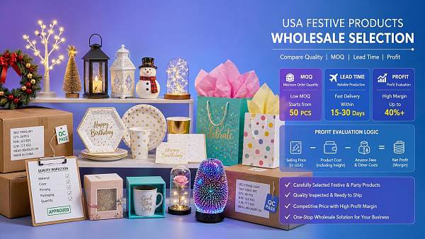 Festive Supplies Wholesale USA: How to Compare MOQ, Lead Times, and Margin by Product Type