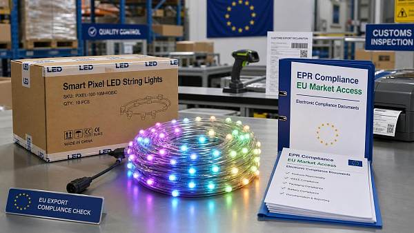 EU EPR Rules Take Effect for Smart Pixel LED Strings