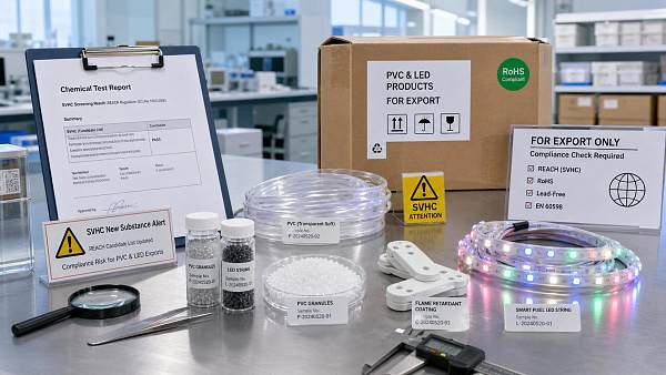 ECHA Adds 5 SVHCs, Raising PVC and LED Export Risks
