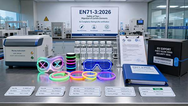 EN71-3:2026 Tightens Re-Certification for Party Glow Props