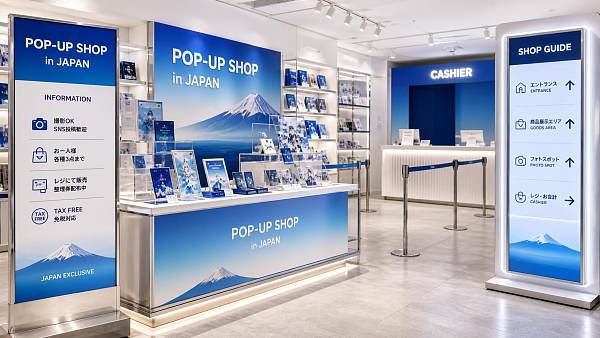 What to check in pop-up store visual design Japan before launch