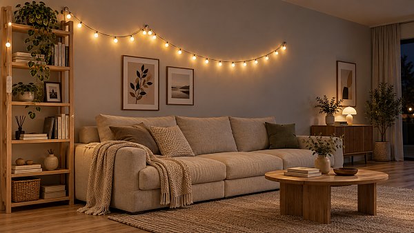 Smart Home Decor Lighting: Choosing String Lights for Your Living Room