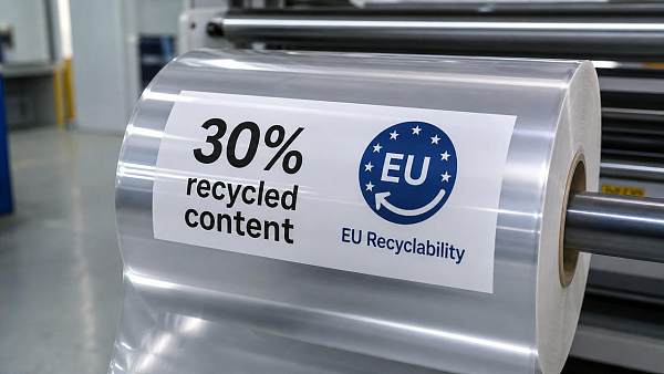 EU PPWR Mandates Recycled Content & Recyclability Labels for BOPP Barrier Films from 1 June 2026