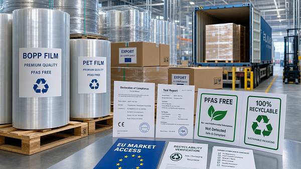 EU PPWR Rule Takes Effect July 1 for BOPP/PET Film Exports