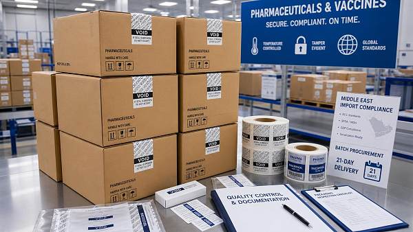Middle East Drug Imports Mandate VOID Labels