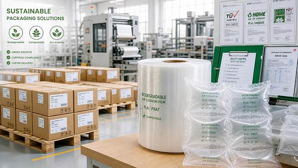 Biodegradable Air Cushion Orders Surge as Lead Times Fall